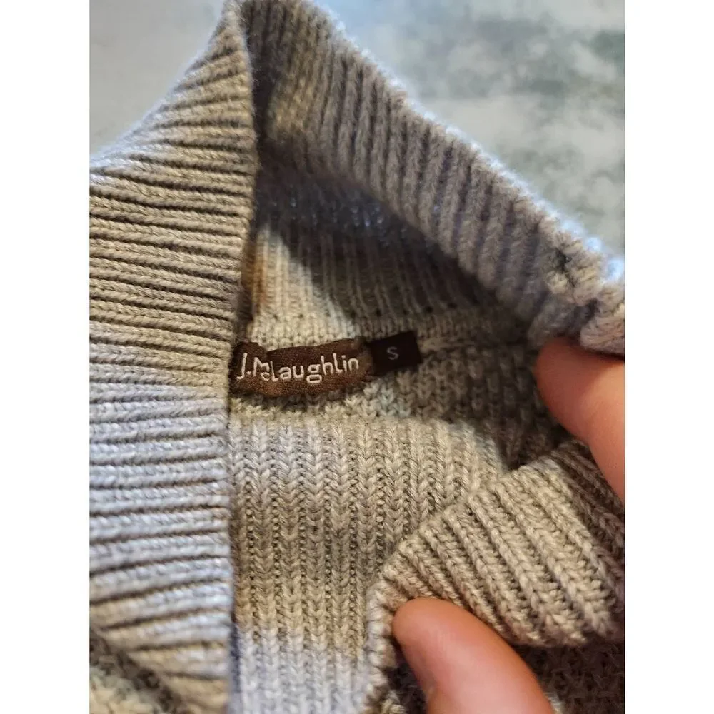 J. McLaughlin Jemma grey Sweater sz Small